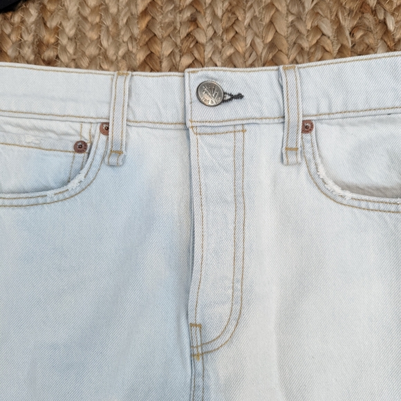 Rag & Bone High Waist Denim Miniskirt - Picture 5 of 8